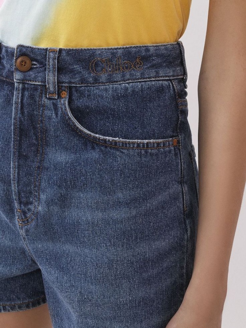 Short Chloe Dukuno Denim Bleu | CHE-SR13979