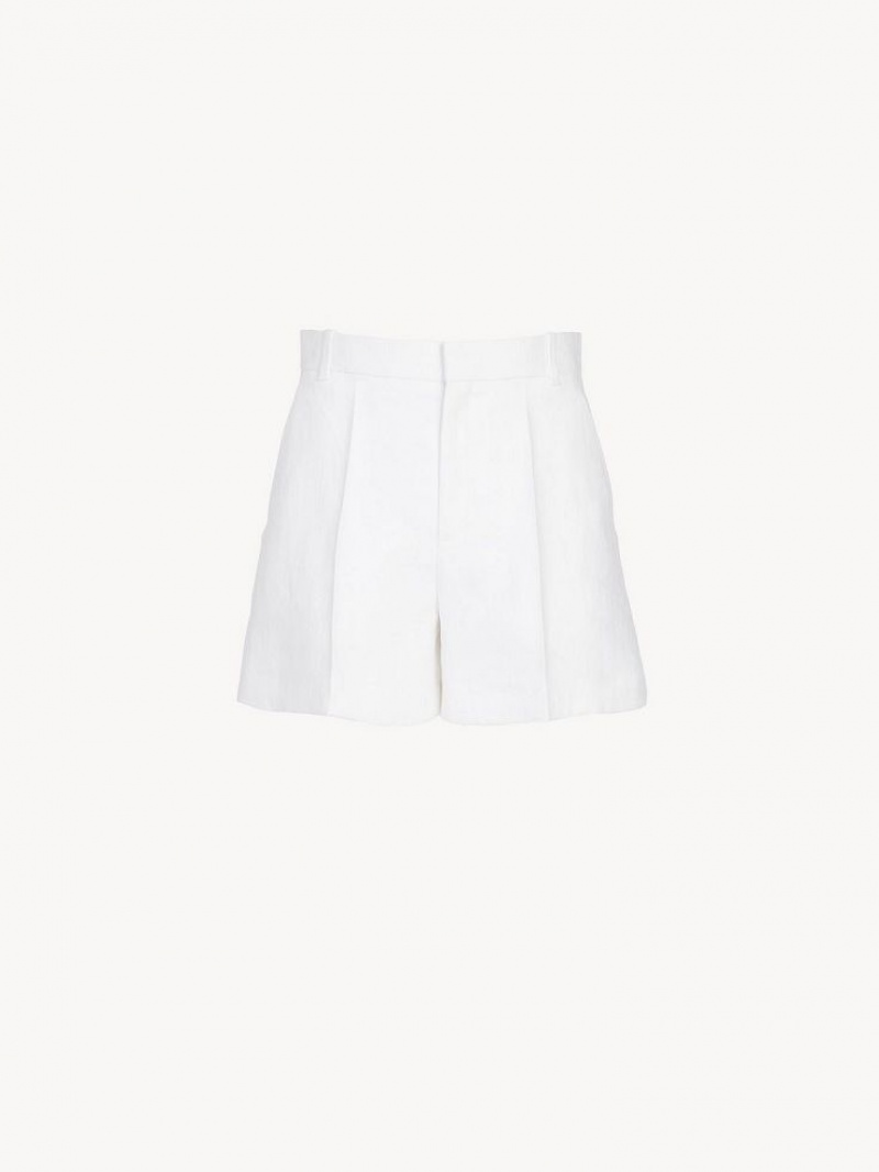 Short Chloe Tailored Blanche | CHE-SR14009