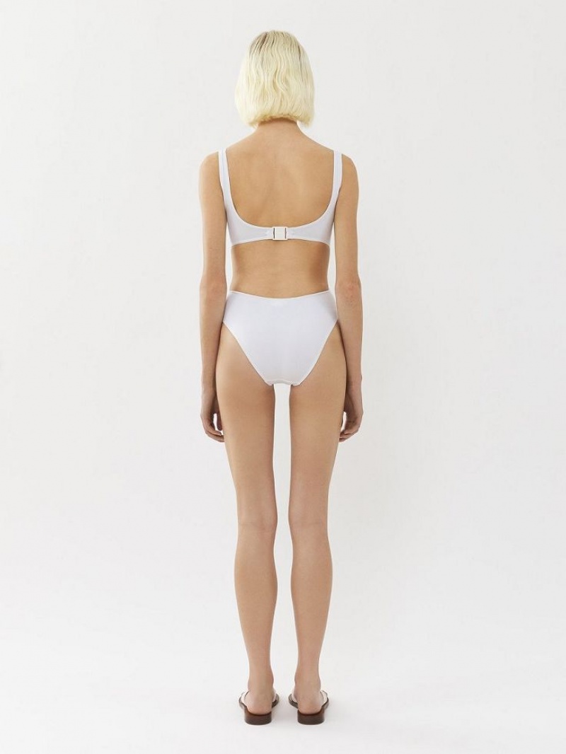 Tenue De Plage Chloe X Eres Panama One-piece Blanche | CHE-SR14130
