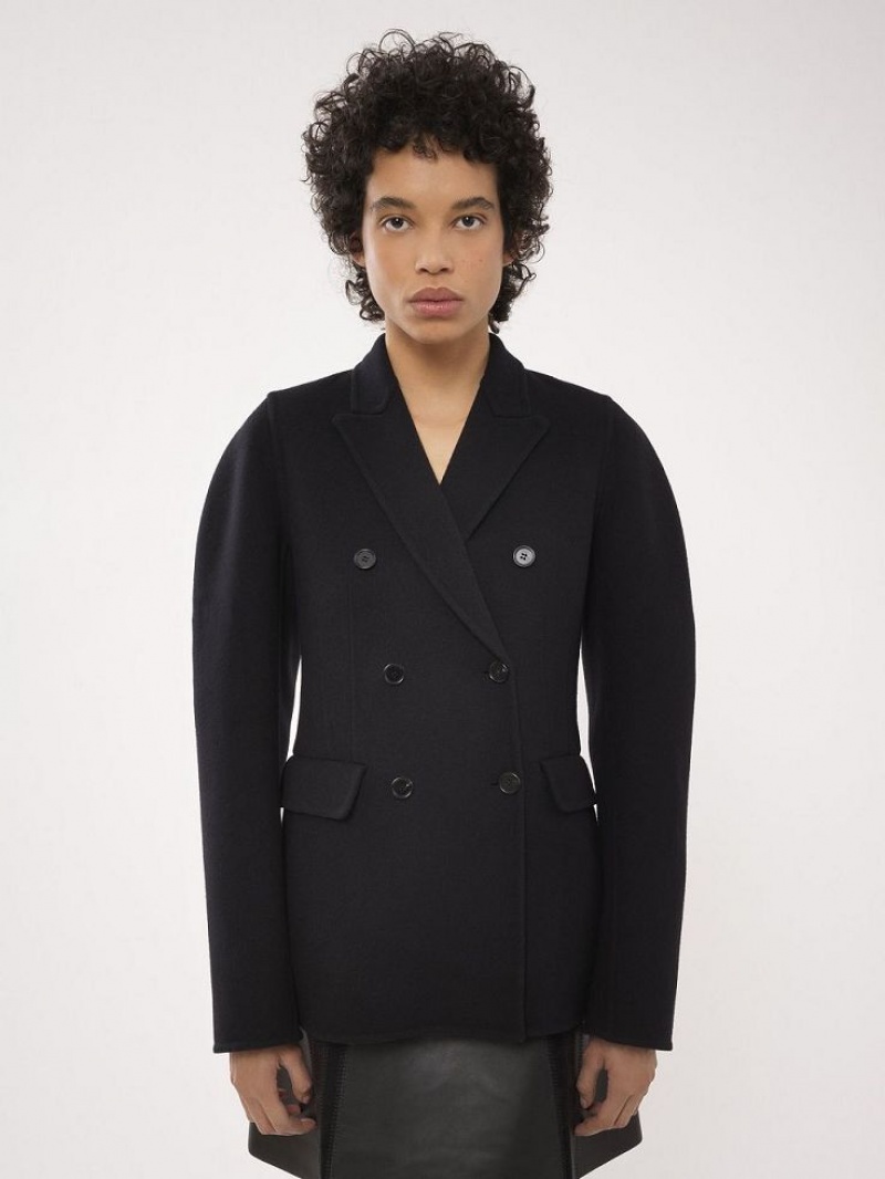 Vestes Chloe Double-breasted Noir | CHE-SR13776